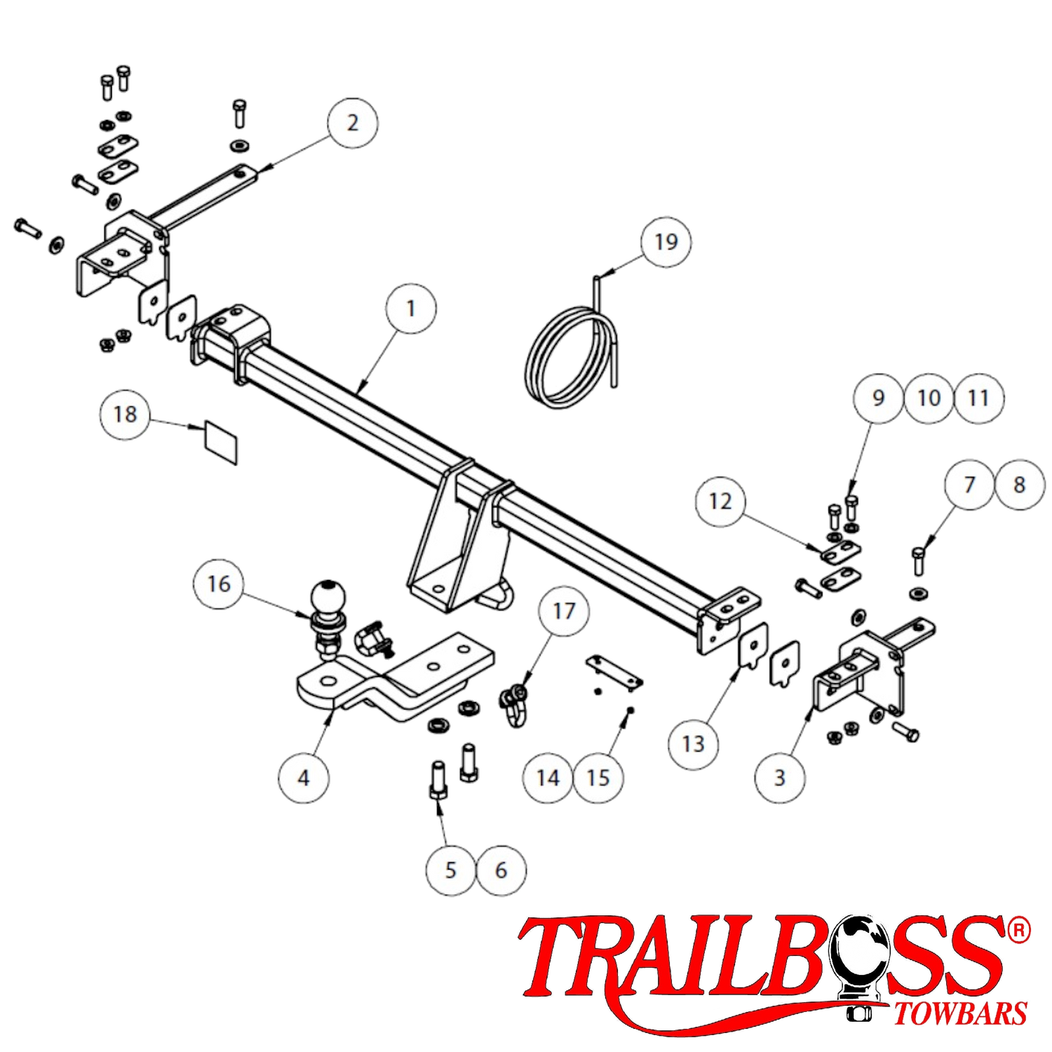 Renault Megane B95 Hatch 06/2013 - 06/2016 (Not BFB Series) - Towbar Kit