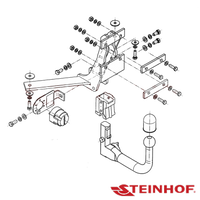 Saab 9-3 YS3F Series 2 Sedan 01/2002 - 01/2012 - Towbar Kit