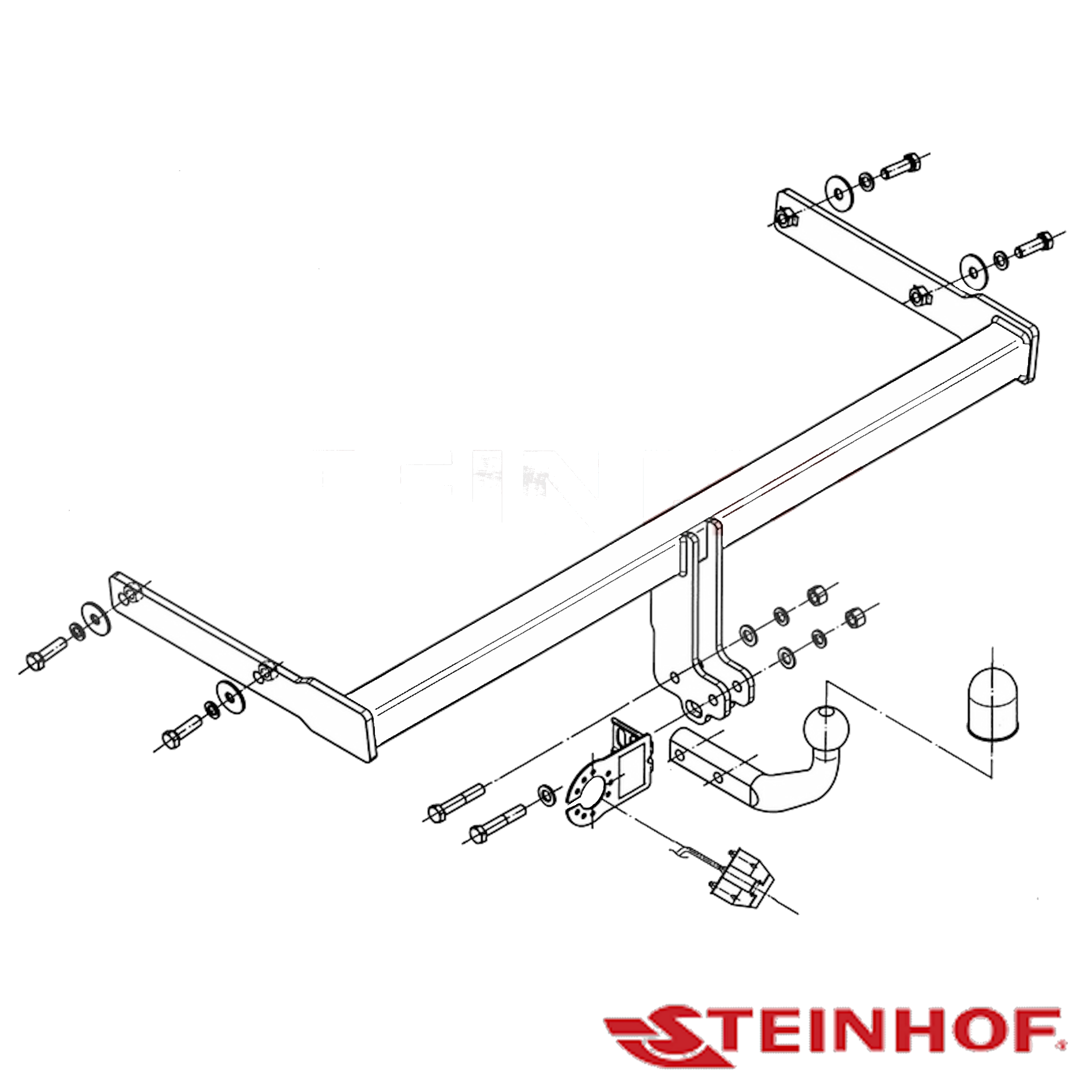 Skoda Yeti SUV 10/2011 12/2013 Towbar Kit EUROPEAN STANDARD