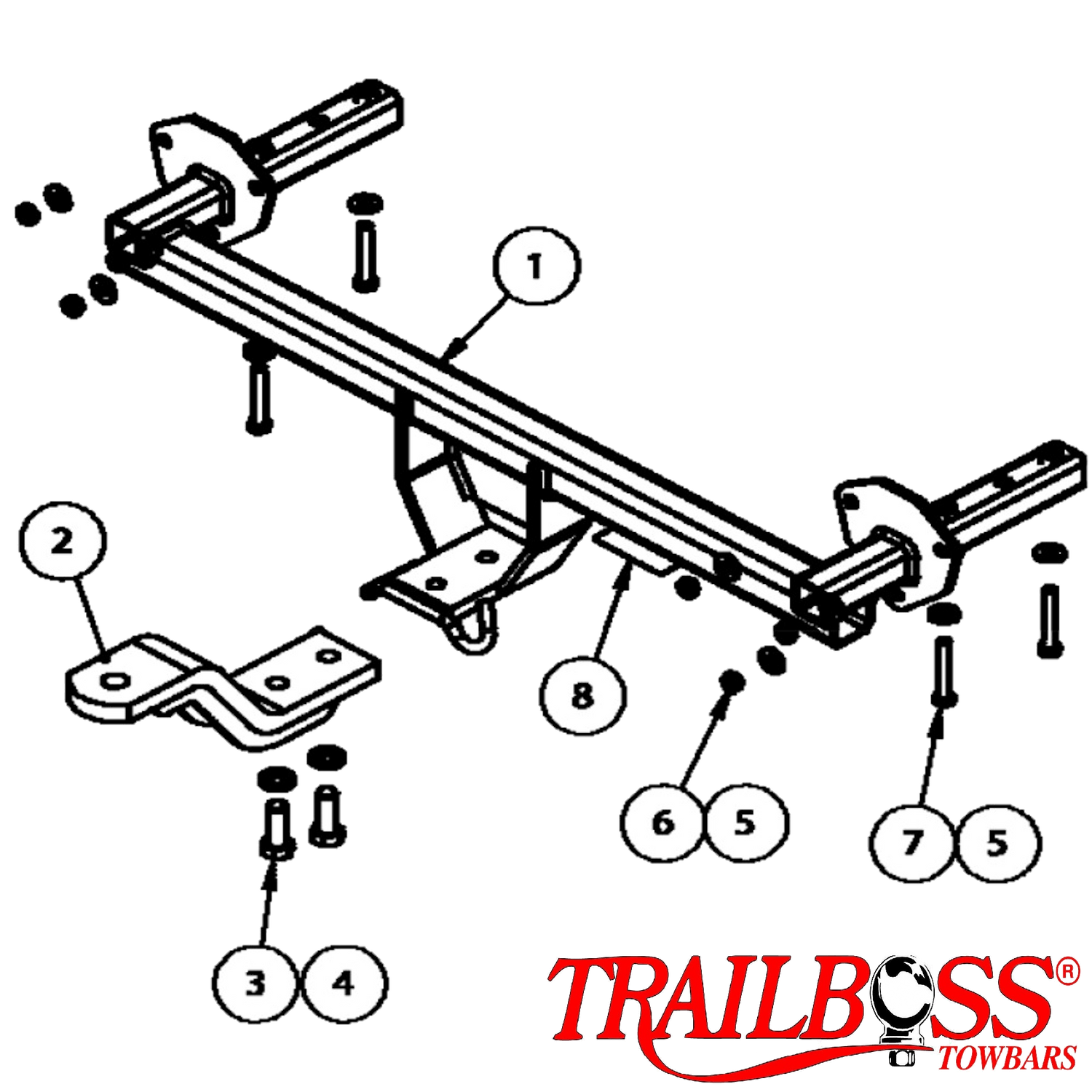 Subaru Impreza WRX Sedan 11/2011 - 03/2014 (Not STI) - Towbar Kit