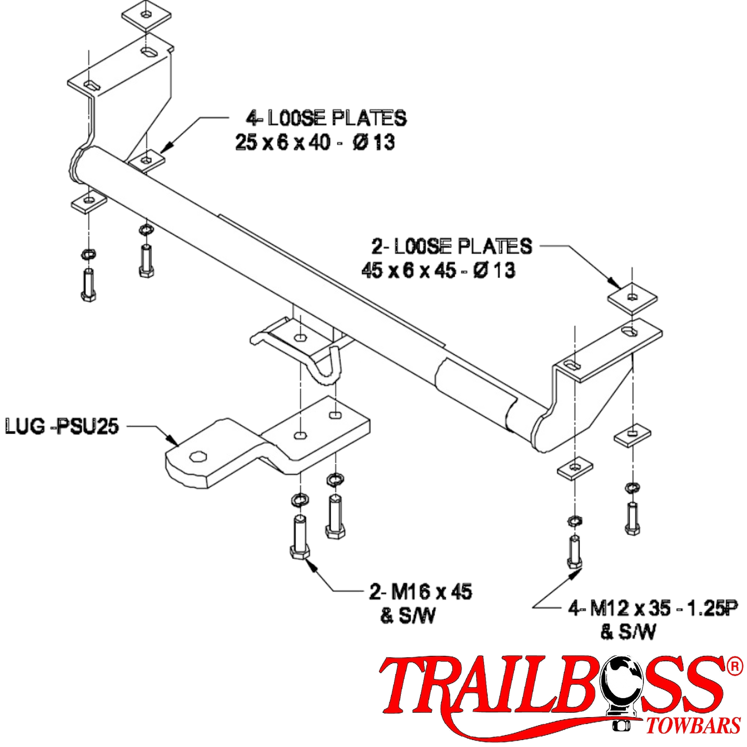 Suzuki Grand Vitara SUV 04/1998 - 08/2005 - Towbar Kit