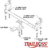 Suzuki Grand Vitara SUV 04/1998 - 08/2005 - Towbar Kit