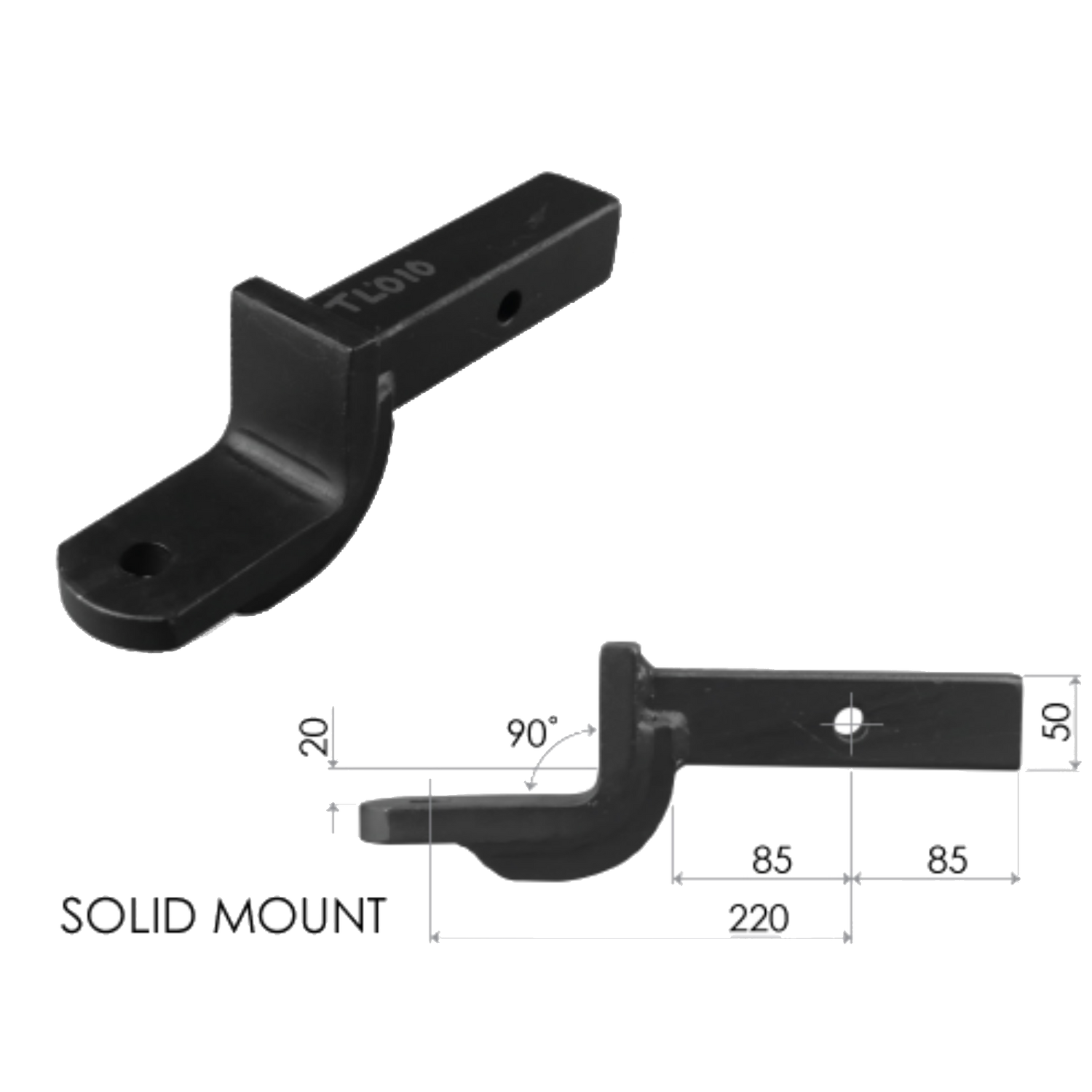 50mm Solid Ballmount