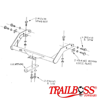 Toyota Surf SUV 11/1985 - 06/1996 - Towbar Kit