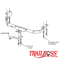 Toyota Tarago People Mover 07/1990 - 06/2000 - Towbar Kit