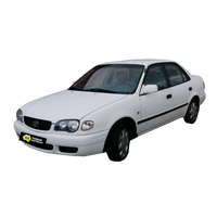 Toyota Corolla 110 Series Liftback Sedan 08/1998 - 11/2001 - Towbar Kit