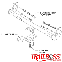 Toyota Corolla Seca Hatch 08/1998 - 11/2001 - Towbar Kit