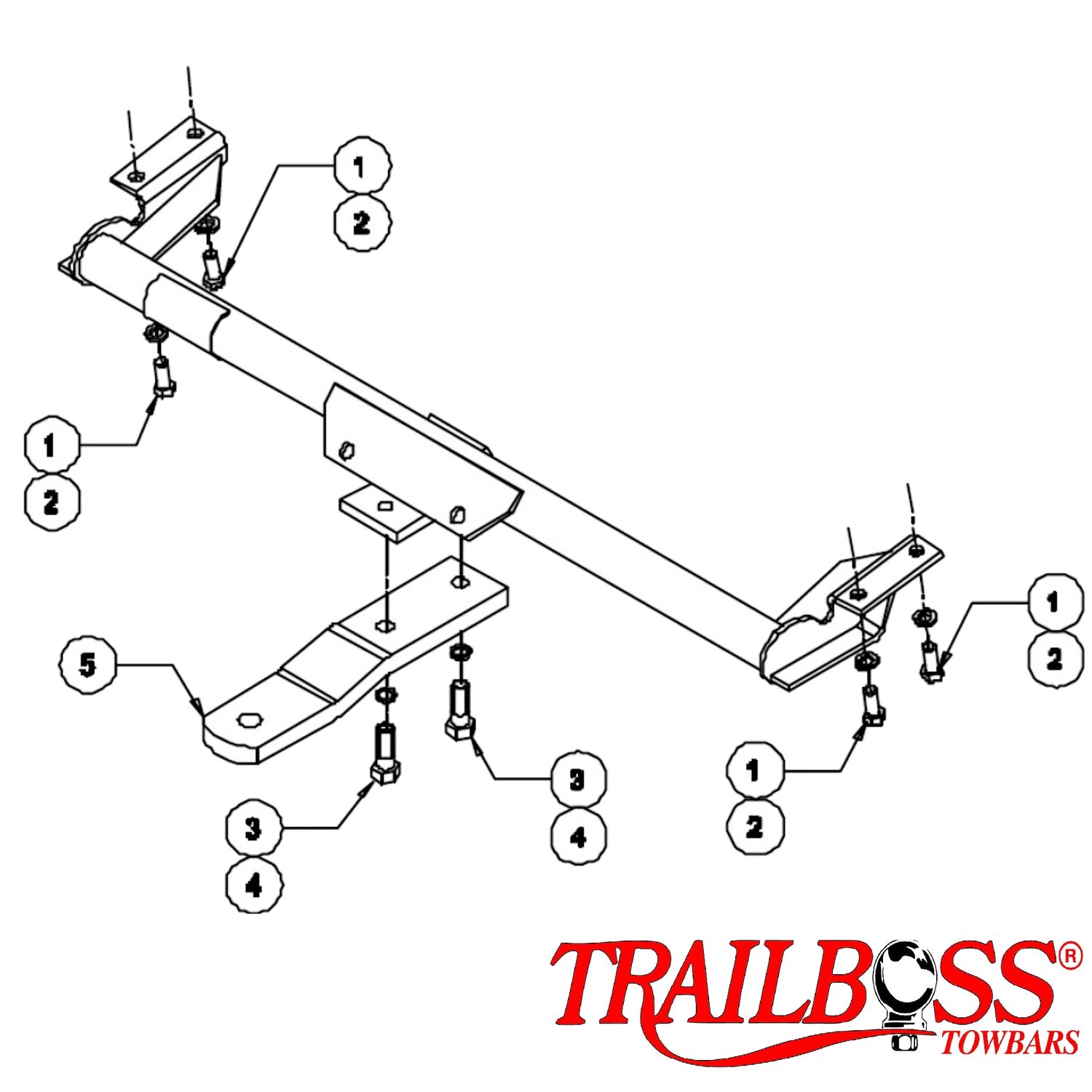 Toyota Rav 4 SUV 07/2000 - 12/2005 - Towbar Kit