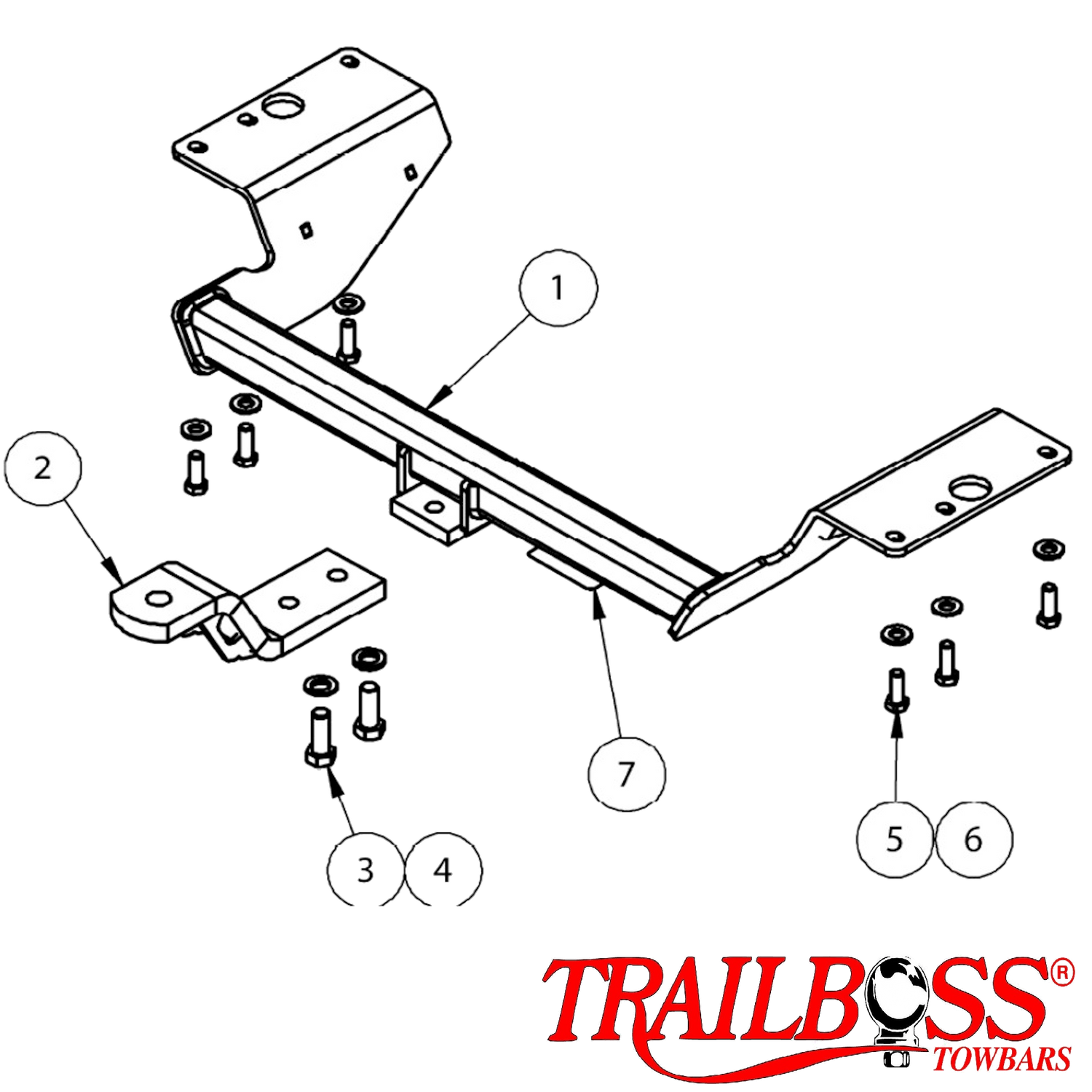 Toyota Corolla ZRE182R Hatch 12/2012 - 06/2018 (Not Hybrid) - Towbar Kit