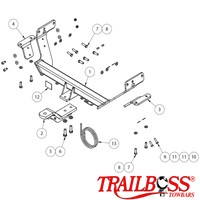 Toyota HiAce LWB Van 04/2005 - 02/2019 (Not SLWB) - Towbar Kit