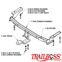 Toyota Rav 4 SUV 01/2006 - 01/2013 - Towbar Kit