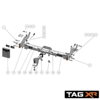 Toyota HiLux 4wd Cab Chassis Without Bumper 04/2005 - 08/2015 - Towbar Kit
