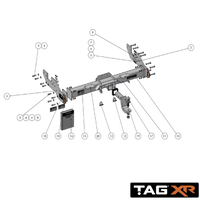 Toyota HiLux 2wd & 4wd Hi-Rider Cab Chassis Without Bumper 09/2015 - On - Towbar Kit