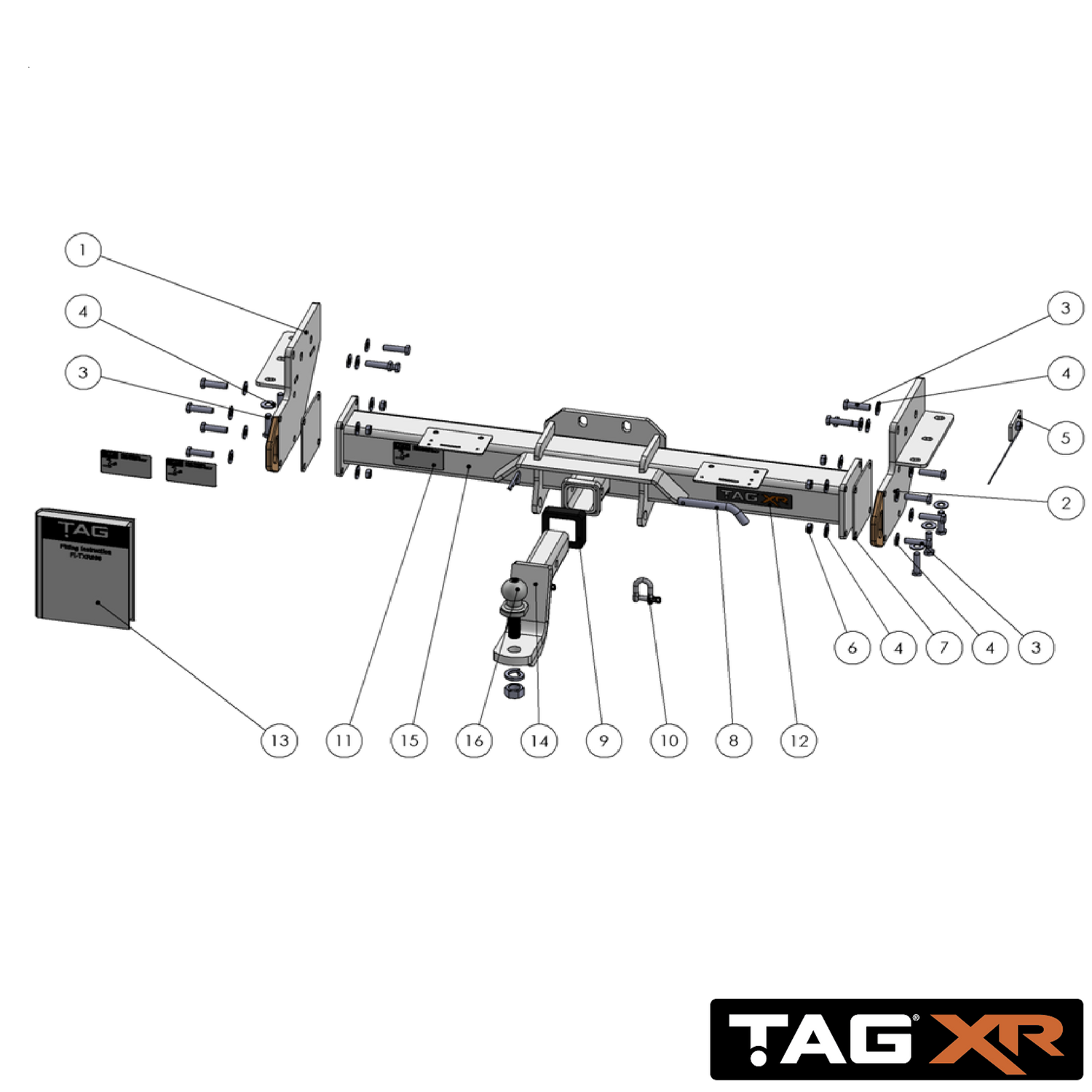 Nissan Navara NP300 D23 Cab Chassis 01/2021 - On - Towbar Kit