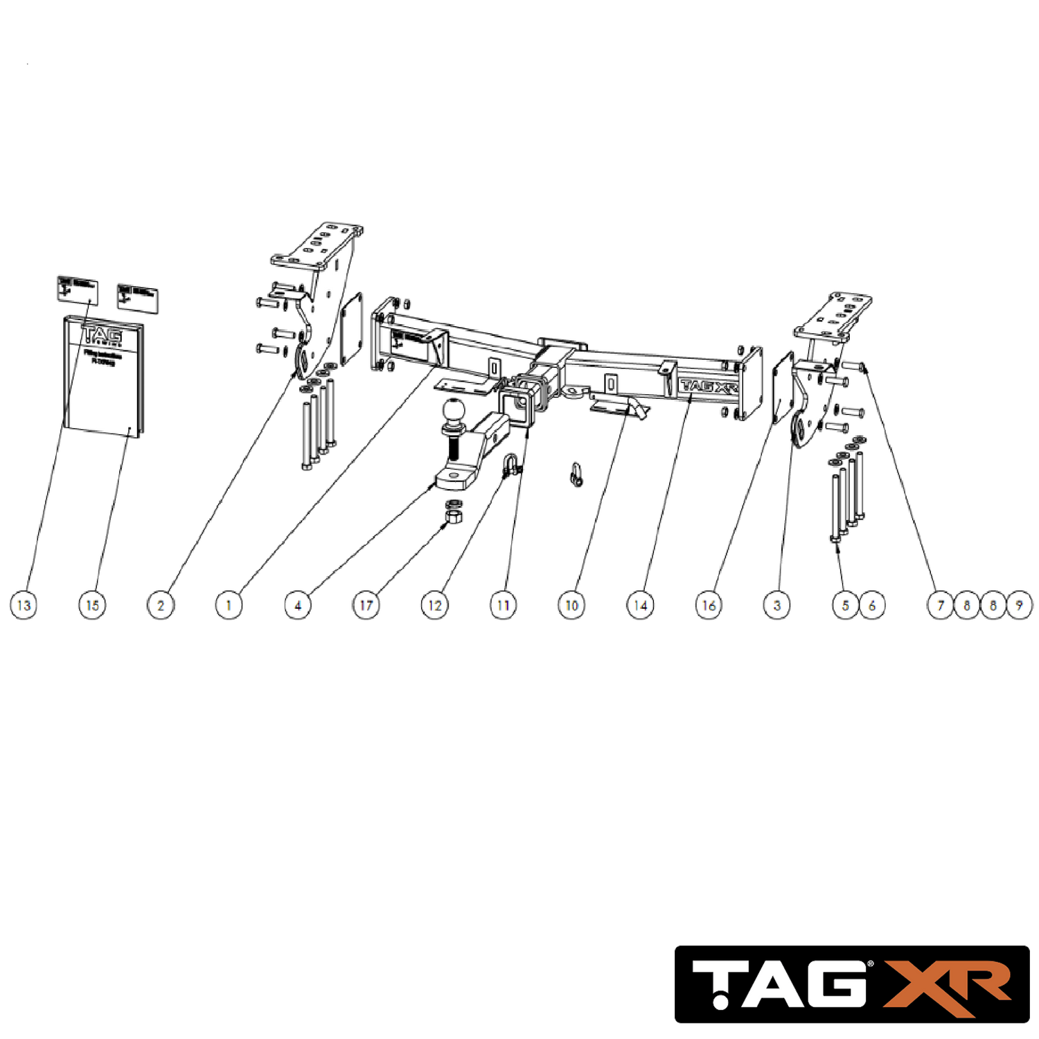 Volkswagen Amarok Tub Body 12/2022 - On - Towbar Kit