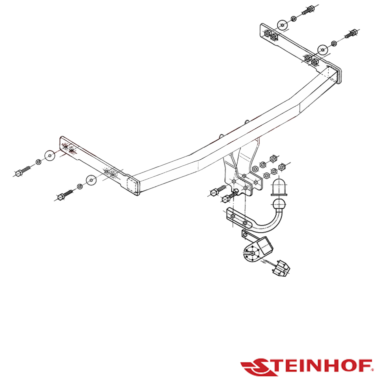Volkswagen Golf MK4 Hatch 10/1998 - 07/2004 - Towbar Kit