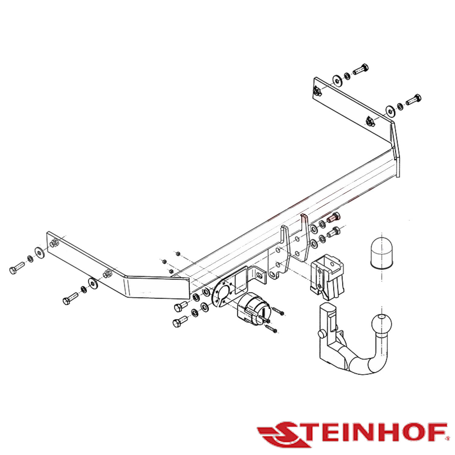 Volkswagen Polo 6R Model Hatch 05/2010 - 11/2017 - Towbar Kit