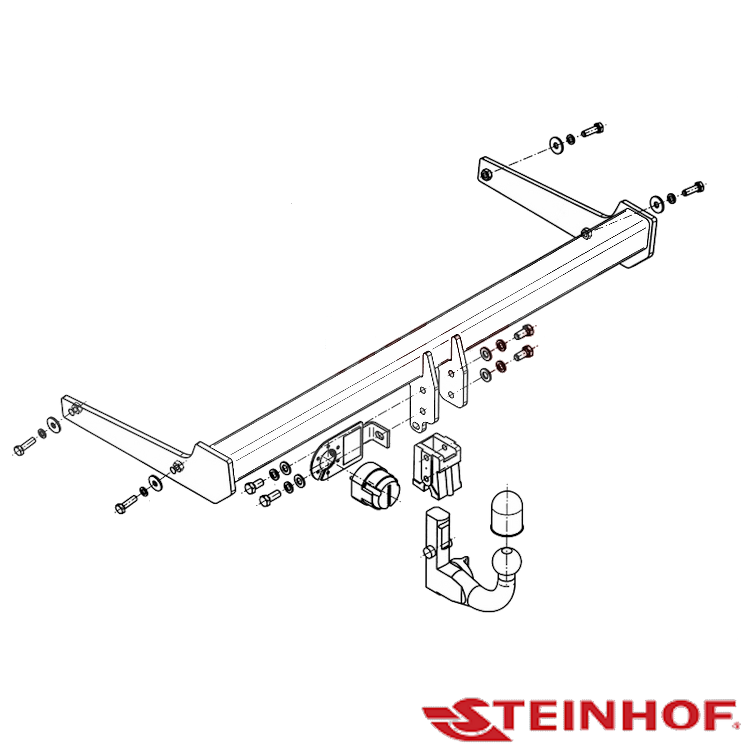 Volkswagen Passat B7 Sedan 10/2010 - 07/2014 - Towbar Kit