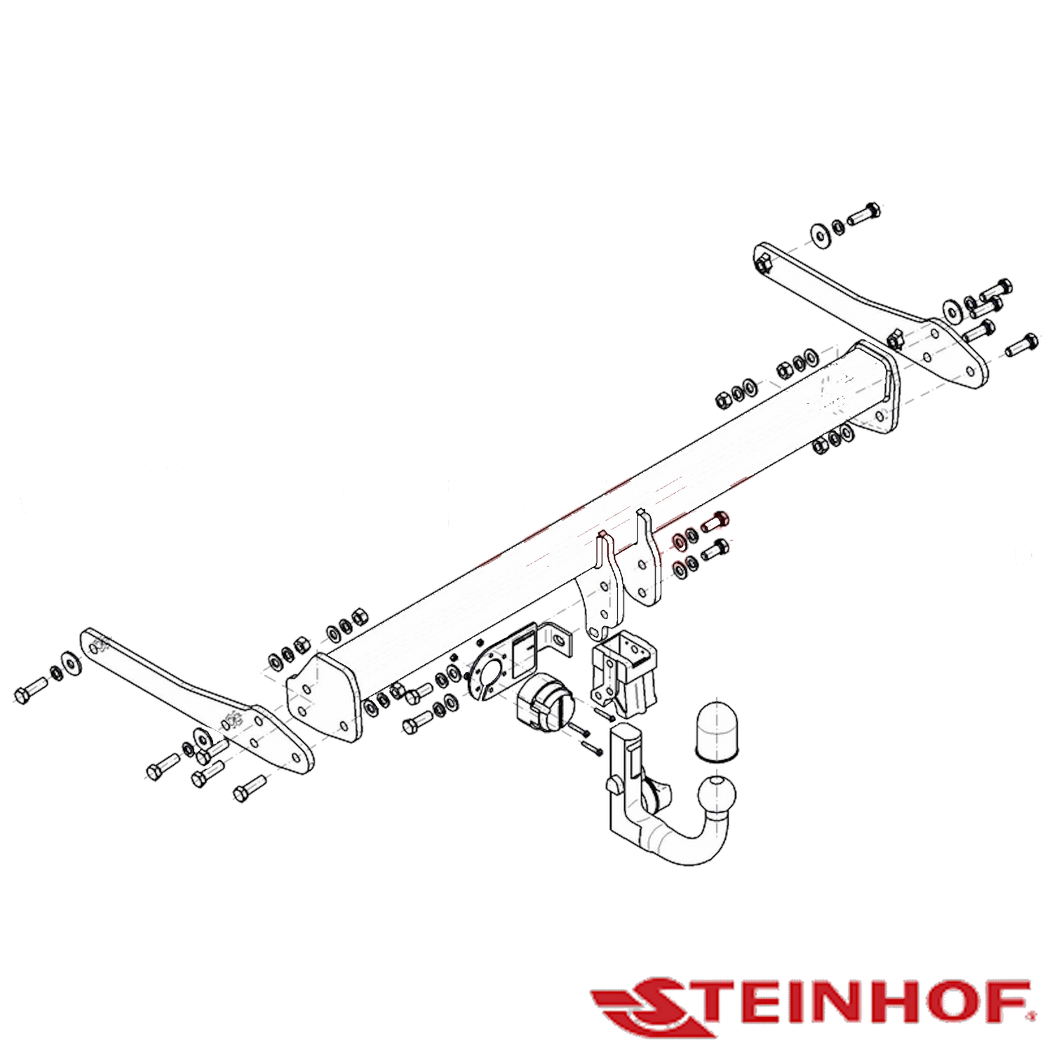 Volkswagen Passat (CC Coupe & 4 Motion) Coupe 01/2012 - 01/2016 - Towbar Kit