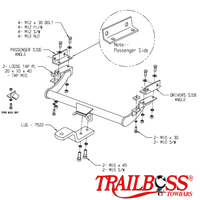 Volkswagen Transporter T4 Van 10/1996 - 07/2004 - Towbar Kit
