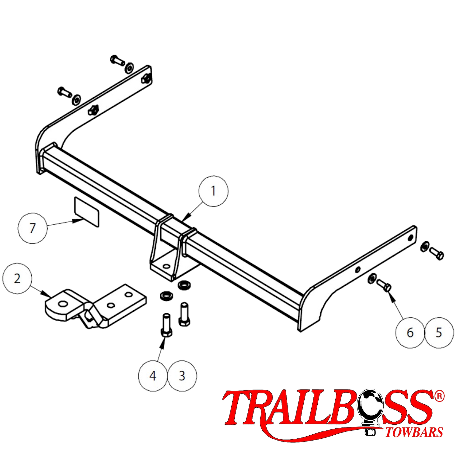 Volkswagen Polo 6R Model Hatch 05/2010 - 11/2017 - Towbar Kit