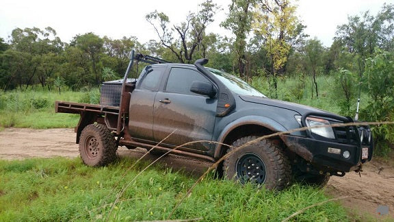 Ford Ranger 2wd & 4wd High Rider Extended Tray 10/2011 - 07/2015 (Oversize Spare) - Towbar Kit