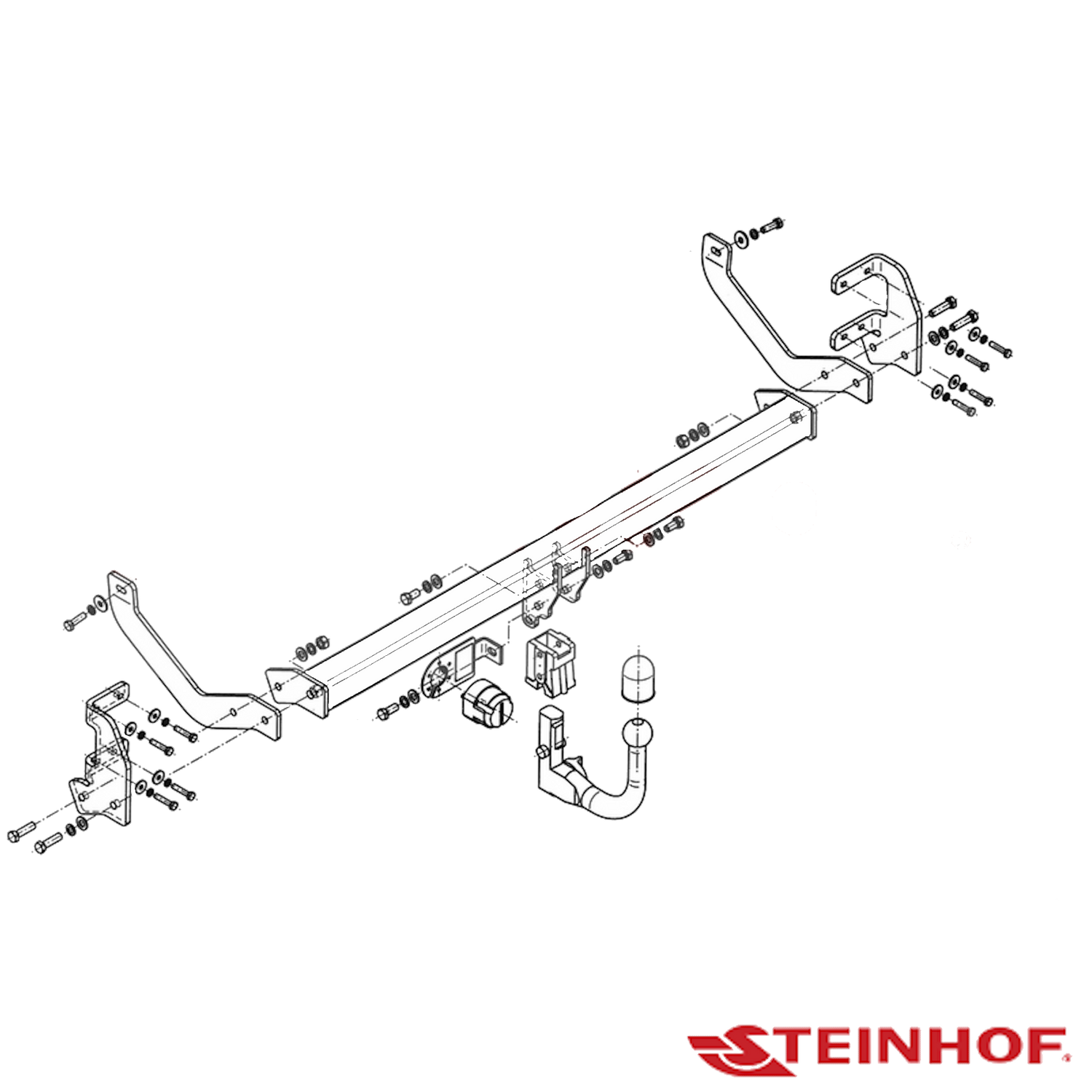 Citroen C5 Sedan 09/2008 - 01/2017 (Not 2.7 HDI) - Towbar Kit