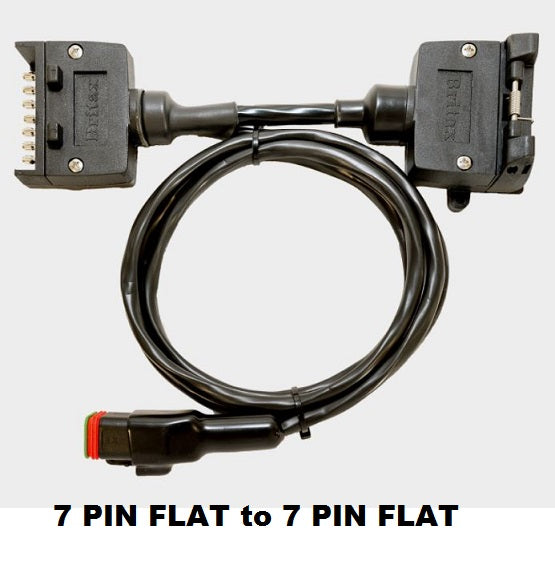 Elecbrakes 7 Pin Flat to 7 Pin Flat Adaptor